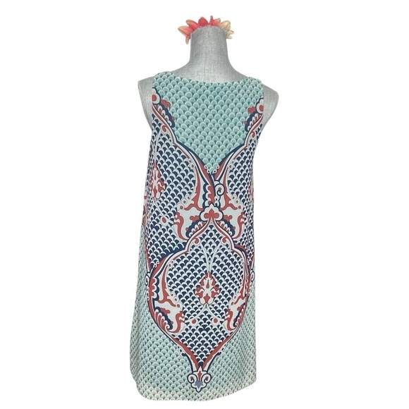 MAX STUDIO Multi-Color Sleeveless Sheath Womens Dress Size S A Line Scarf Dress - Picture 5 of 14